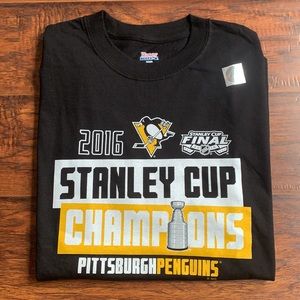 🆕 2016 PITTSBURGH PENGUINS Stanley Cup Champions Tee
